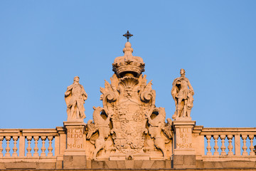 Fototapeta premium Royal Palace in Madrid Architectural Details