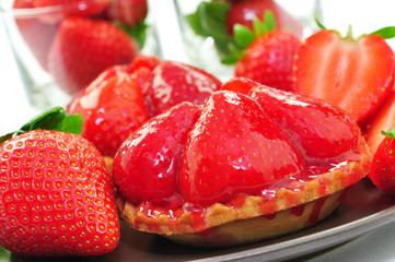 Erdbeeren, Kuchen