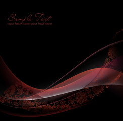 Abstract background vector card