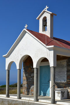 Church In Milatos On Crete, Greece.