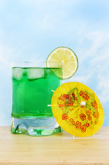 Lime cocktail