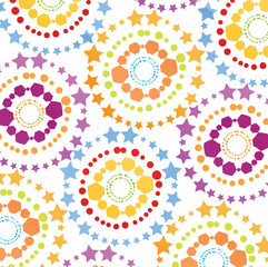 Colorful retro vector background