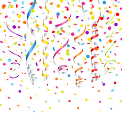 7 Streamers & Confetti Silver/Colors