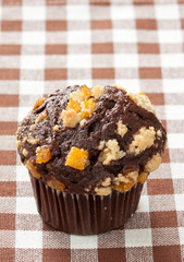 Chocolate orange muffin
