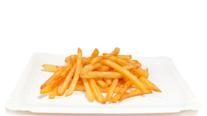 Pommes auf weiß isoliert