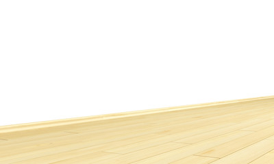 Wand mit Holzboden diagonal - Fichte