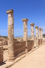 Archaeological site in Paphos, Cyprus