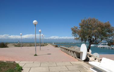 Port Camargue, la promenade