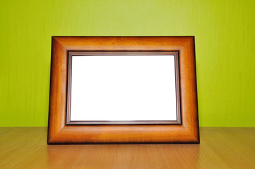 wooden frame