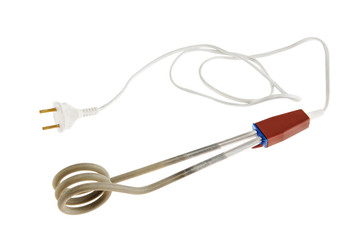 Water heater isolated over white background