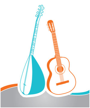 Bağlama Saz ve Gitar