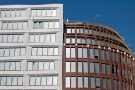 New modern buildings in Berlin