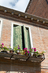 Fototapeta na wymiar Venice window