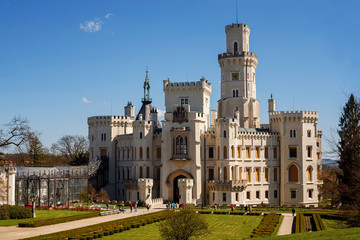 Castle in Hluboka nad Vltavou, Czech Republic