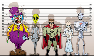 Super Villain lineup