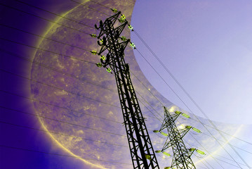 high voltage post