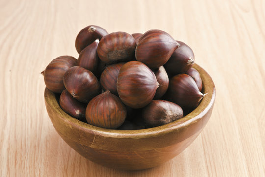 bowl of chestnuts