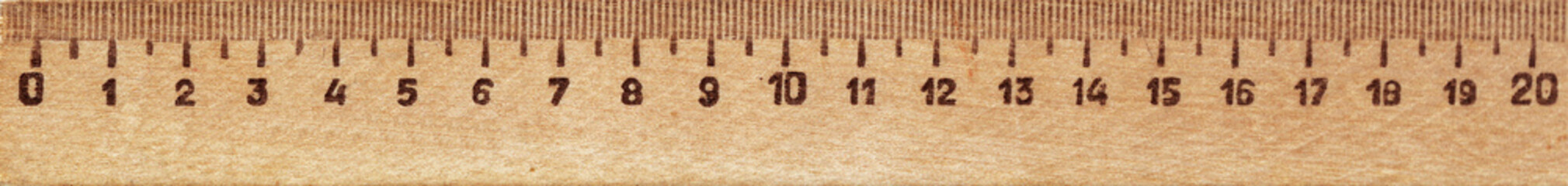 The background of the wooden ruler