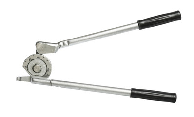 Tube bender isolated on white background