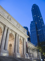 Naklejka premium New York Public Library - Manhattan