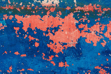 Rusty grunge aged steel iron paint background