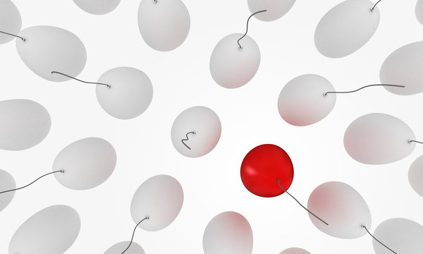 aufsteigende Luftballons