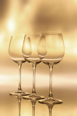 3 wine glasses