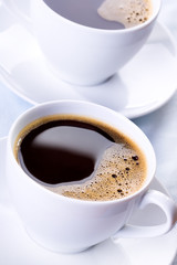 cups of black coffee