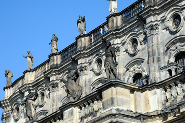 Fototapeta na wymiar Dresden Hofkirche Detail