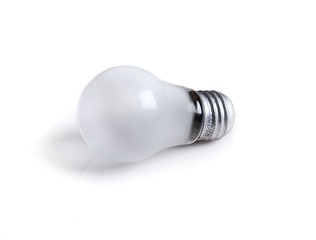 Light bulb isolated on white