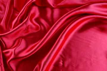 Red silk texture