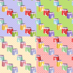 Sale discount seamless pattern