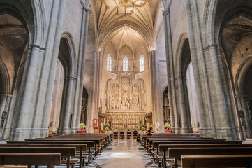 Obraz premium Santa Maria Cathedral at Huesca, Spain