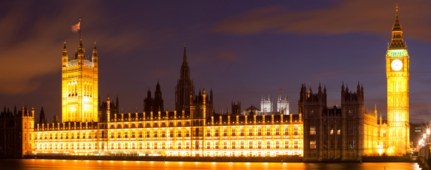 Fototapeta na wymiar Big Ben London Panorama