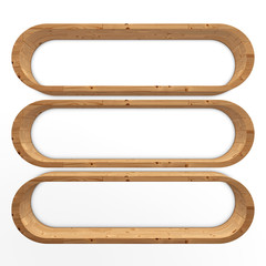 Wooden book shelf background illustration