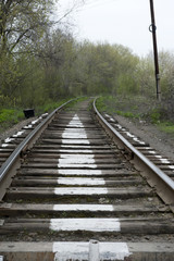 Fototapeta premium The old railway line