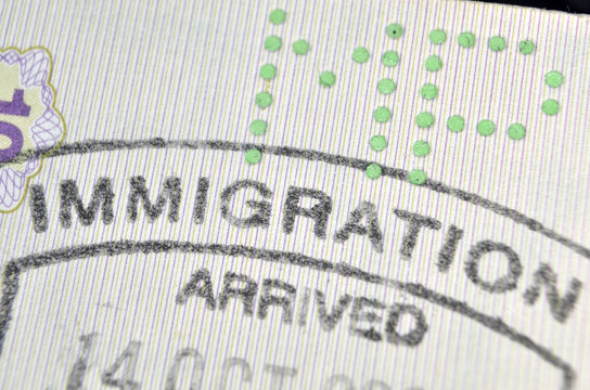 immigration stamp