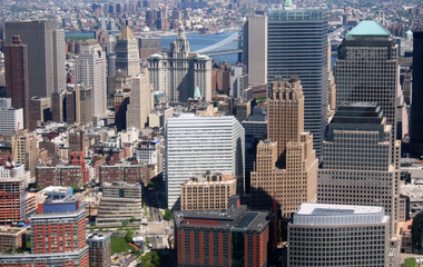 Scorcio di New York dall'alto