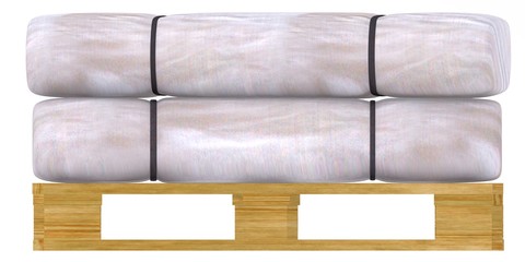 3d render of construction material