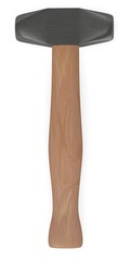 3d render of hammer tool
