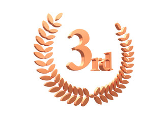 Couronne de laurier - 3&egrave;me