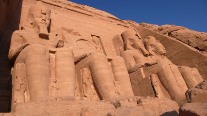 Templo de Ramses II en Abu Simbel, Egipto.