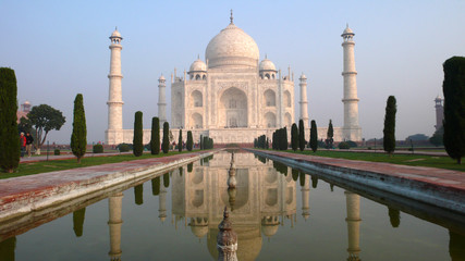Fototapeta na wymiar Taj Mahal, Agra, Uttar Pradesh, Indie