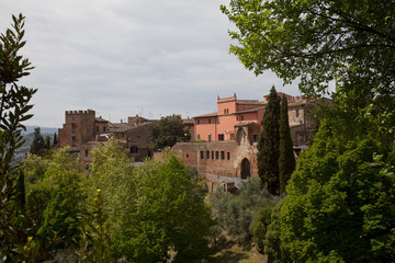 Fototapeta na wymiar Certaldo, Toskania, Siena