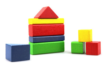 Wooden building blocks