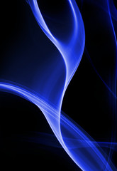 Fototapeta premium blue abstract wave shape