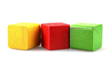 Wooden building blocks