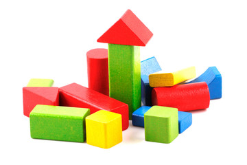 Wooden building blocks