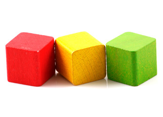 Wooden building blocks