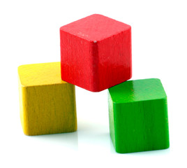 Wooden building blocks